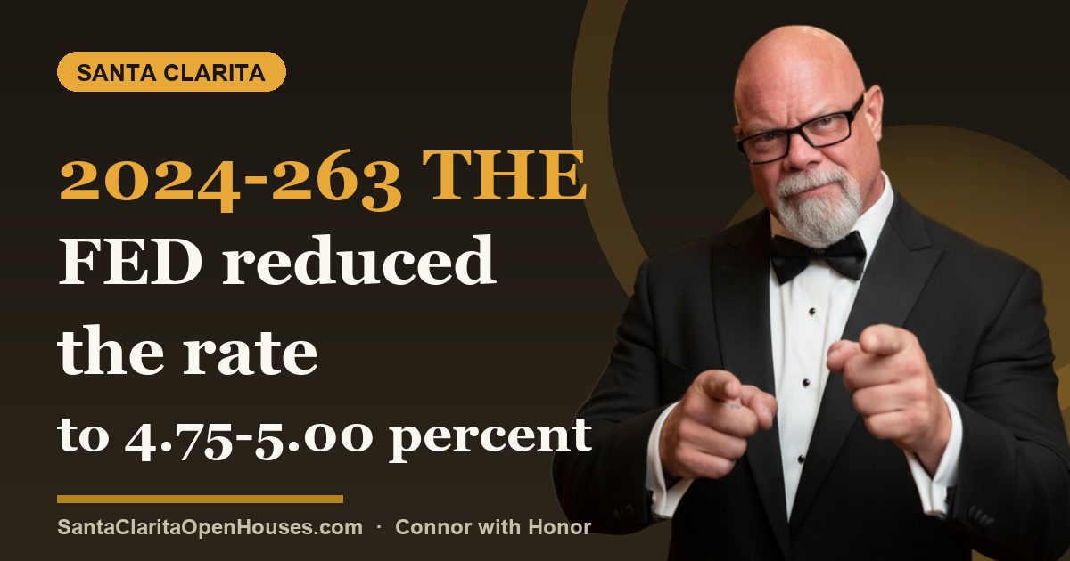 2024-263 The FED reduced the rate to 4.75-5.00 percent!