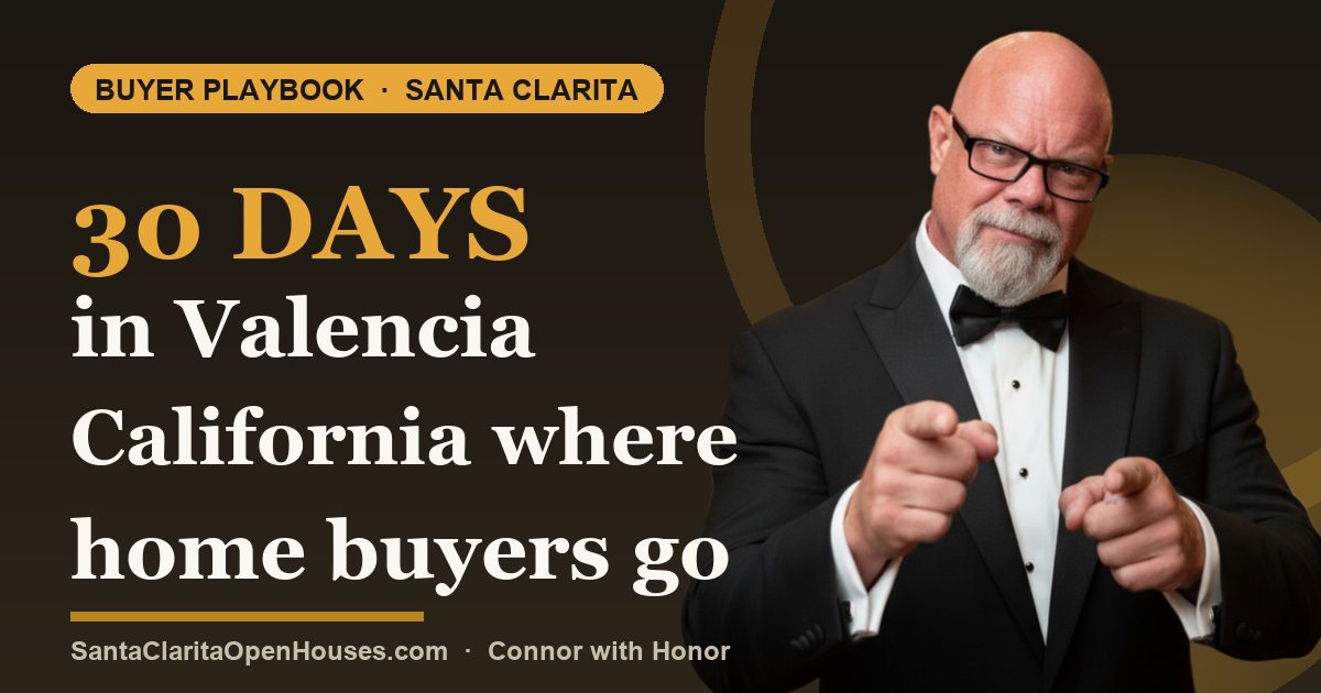 30 days in Valencia California where home buyers go to get the best deals