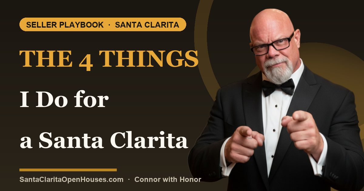 The 4 Things I Do for a Santa Clarita Seller That a Discount Broker Can't