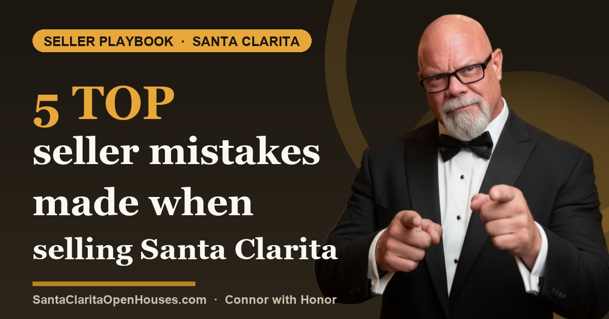 5 top seller mistakes made when selling Santa Clarita real estate in 2025