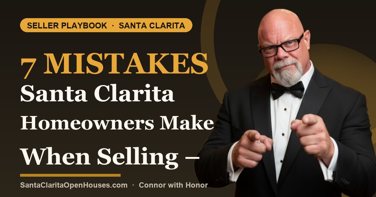 7 Mistakes Santa Clarita Homeowners Make When Selling – And How to Avoid Them