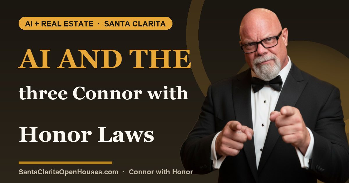 AI and the three Connor with Honor Laws to safe and responsible Artificial Intel