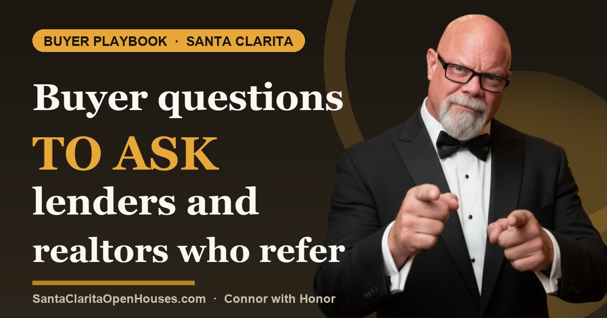 Buyer questions to ask lenders and realtors who refer them in 2025 for success