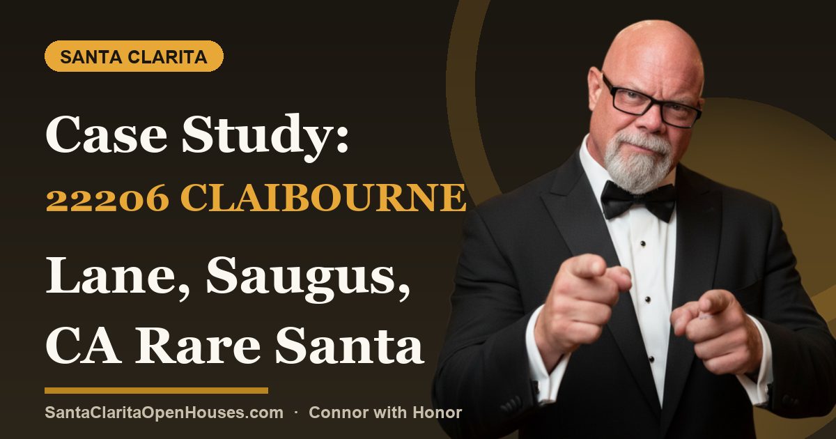 Case Study: 22206 Claibourne Lane, Saugus, CA Rare Santa Clarita homes for sale