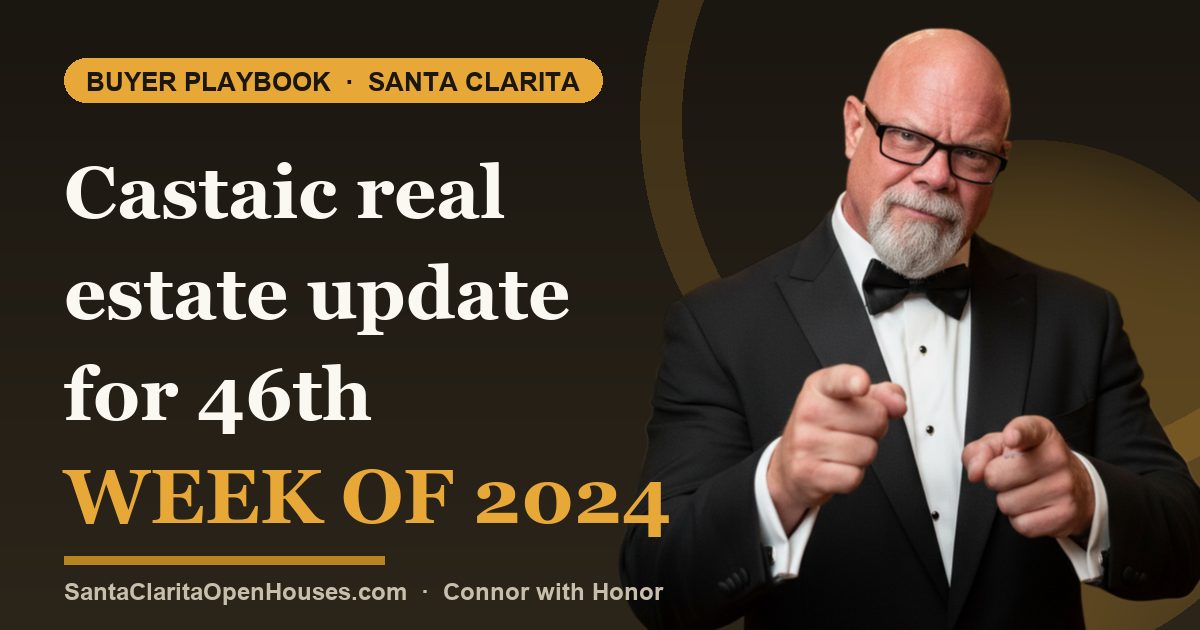Castaic real estate update for 46th week of 2024 buyers taking a breather