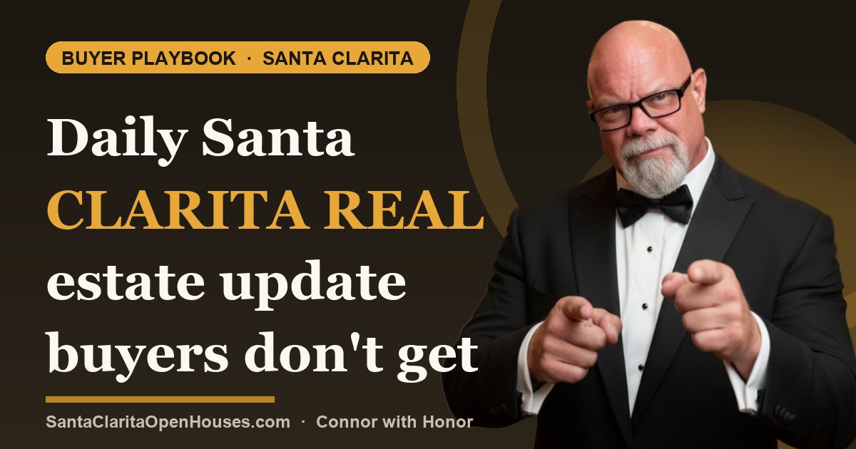 Daily Santa Clarita real estate update buyers don't get scammed when signing
