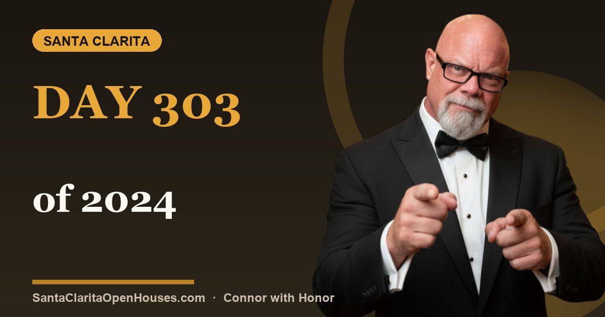 Day 303 of 2024 - Santa Clarita real estate slow down election and holidays
