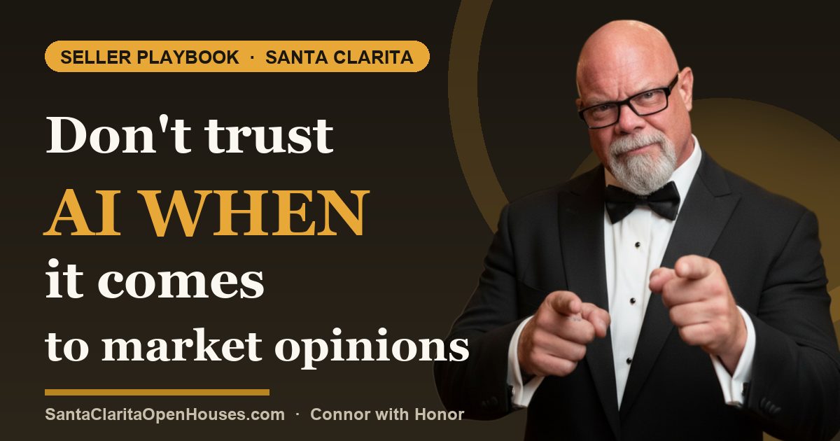 Don't trust AI when it comes to market opinions in Santa Clarita real estate