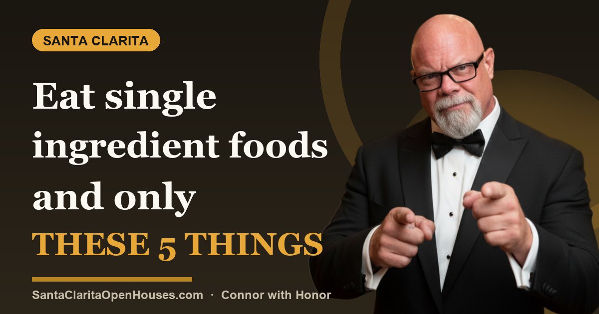 Eat single ingredient foods and only these 5 things to torch belly fat off