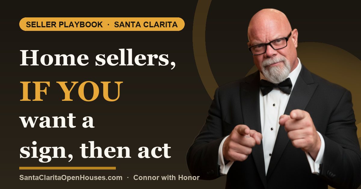 Home sellers, if you want a sign, then act like it when selling your home