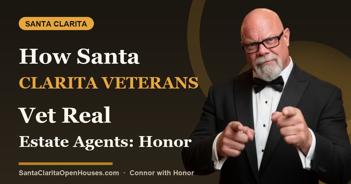 How Santa Clarita Veterans Vet Real Estate Agents: Honor Over Hype in SCV
