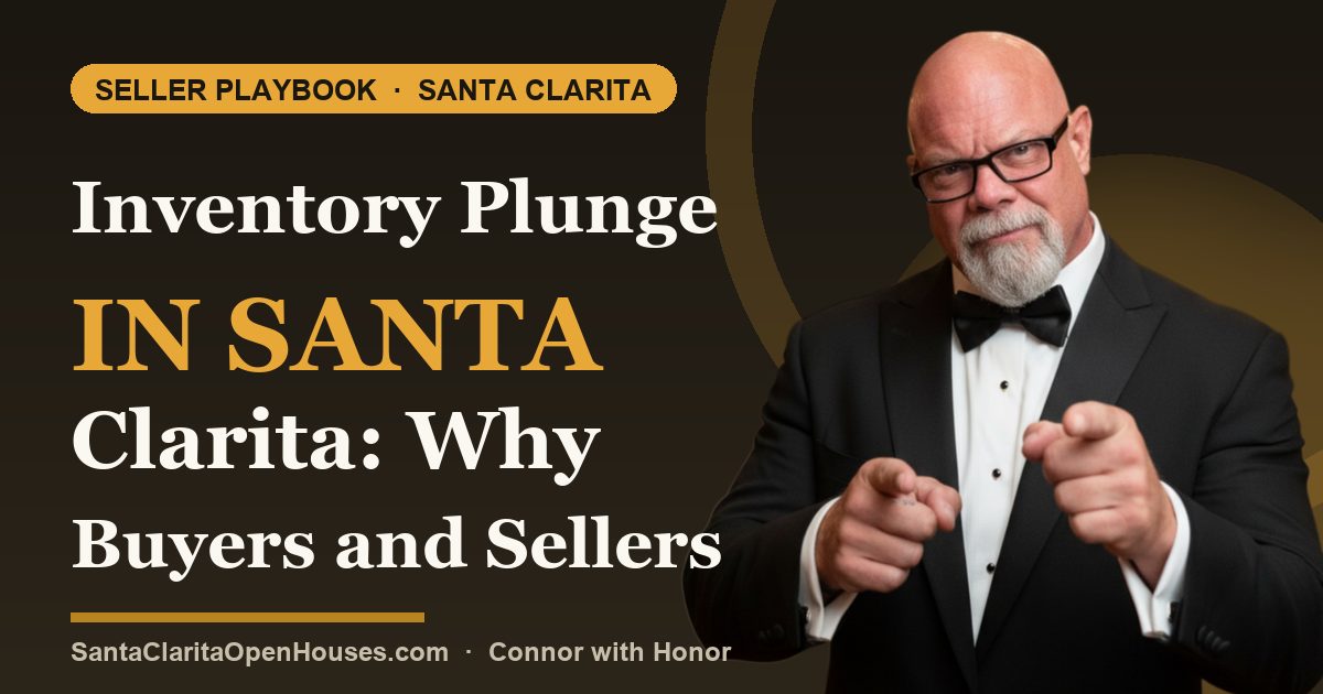 Inventory Plunge in Santa Clarita: Why Buyers and Sellers Need to Act