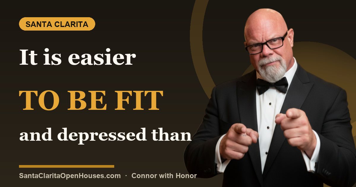 It is easier to be fit and depressed than fat and depressed