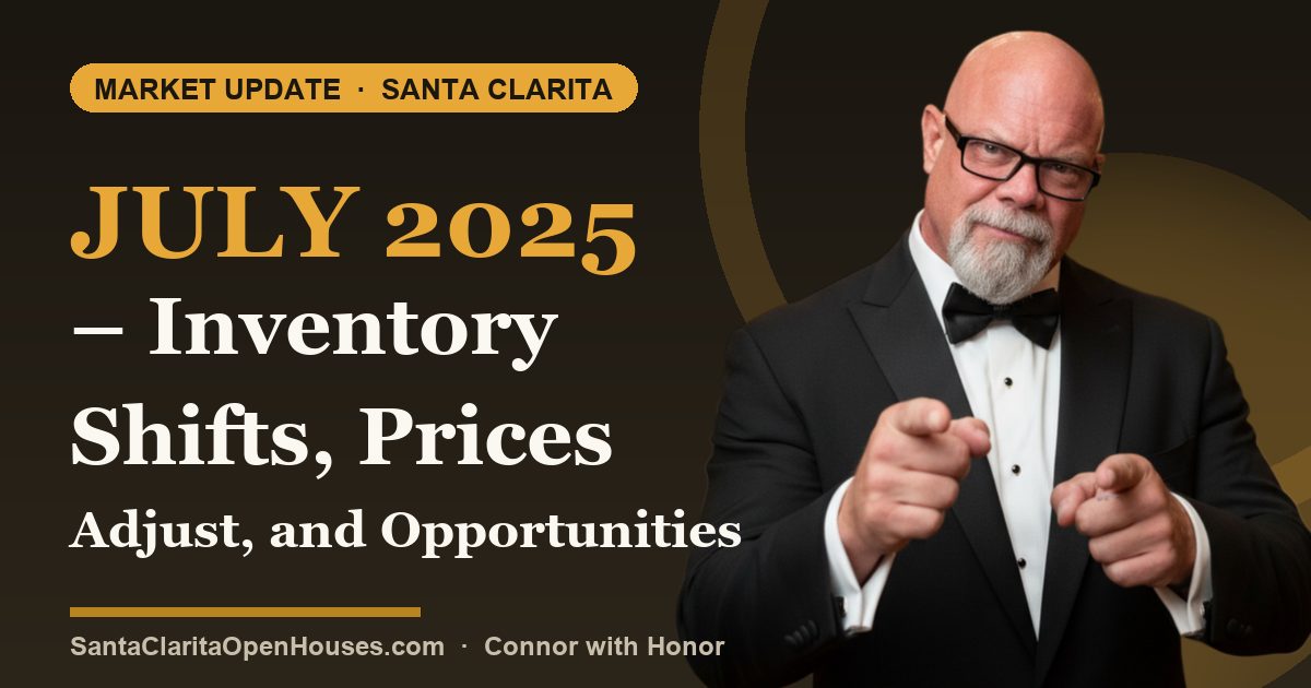 July 2025 – Inventory Shifts, Prices Adjust, and Opportunities Await in SCV CA