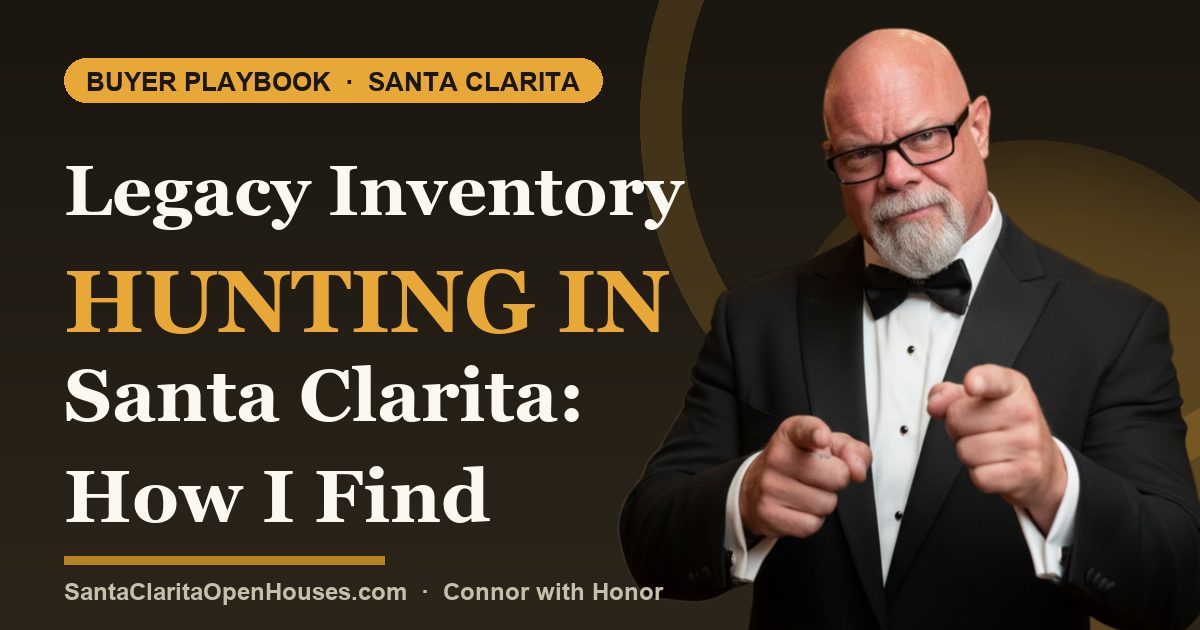 Legacy Inventory Hunting in Santa Clarita: How I Find You Homes Other Buyers wan