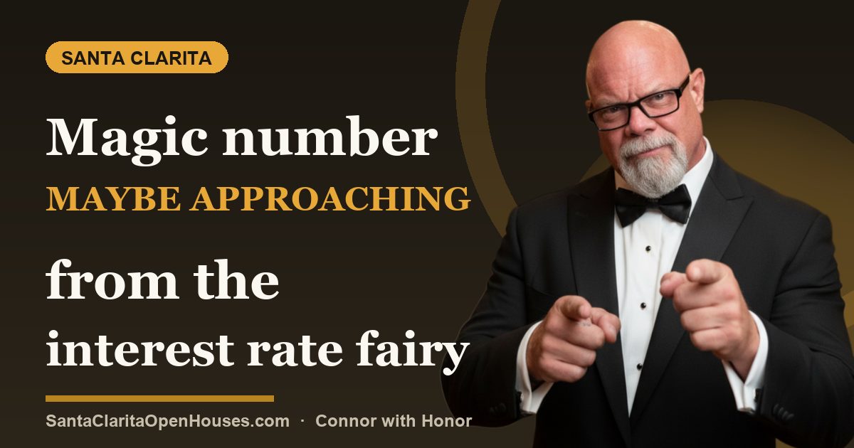 Magic number maybe approaching from the interest rate fairy