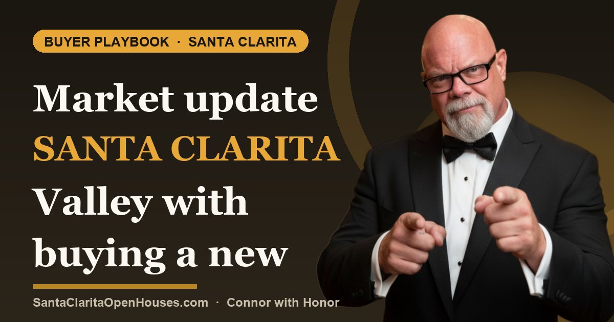 Market update Santa Clarita Valley with buying a new home and offer submission