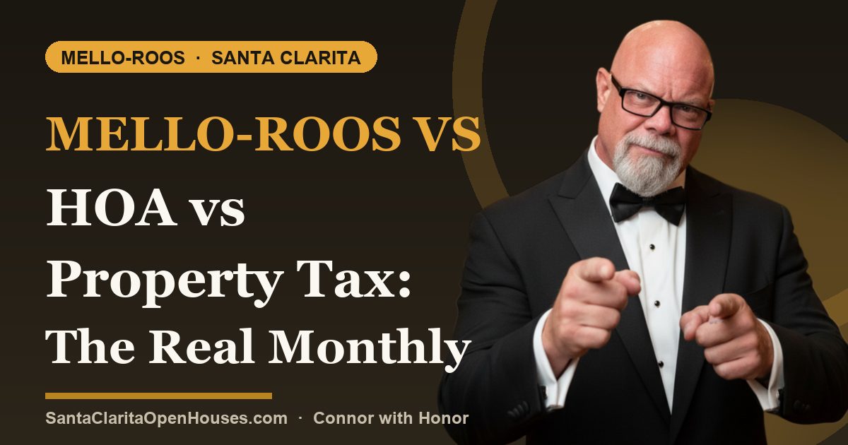 Mello-Roos vs HOA vs Property Tax: The Real Monthly Cost of a Santa Clarita Home