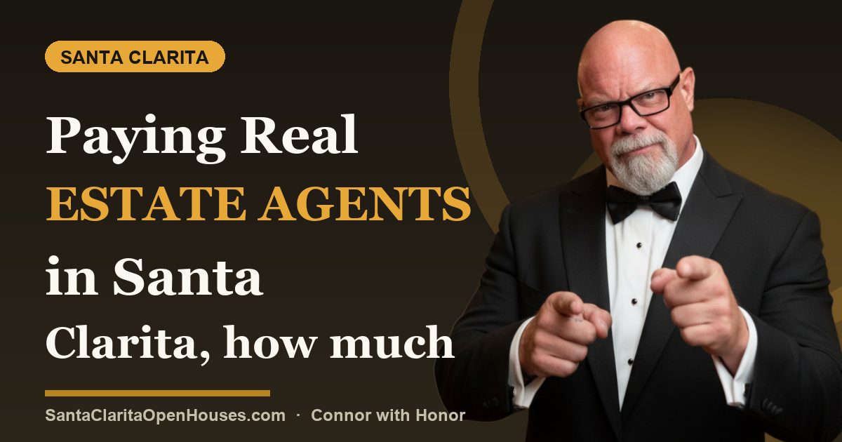 Paying Real Estate Agents in Santa Clarita, how much is too much in 2025