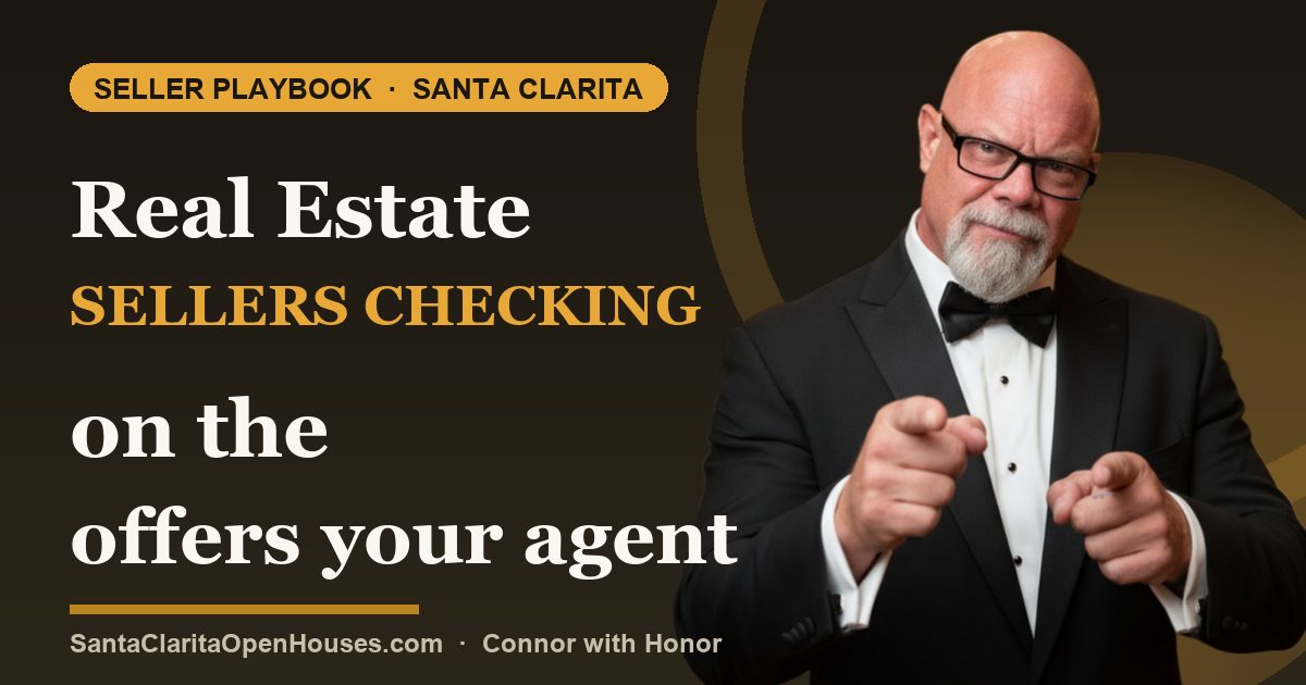 Real Estate sellers checking on the offers your agent is sending you for fun