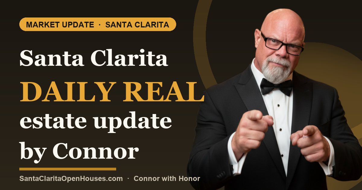 Santa Clarita daily real estate update by Connor with Honor for June 12, 2025