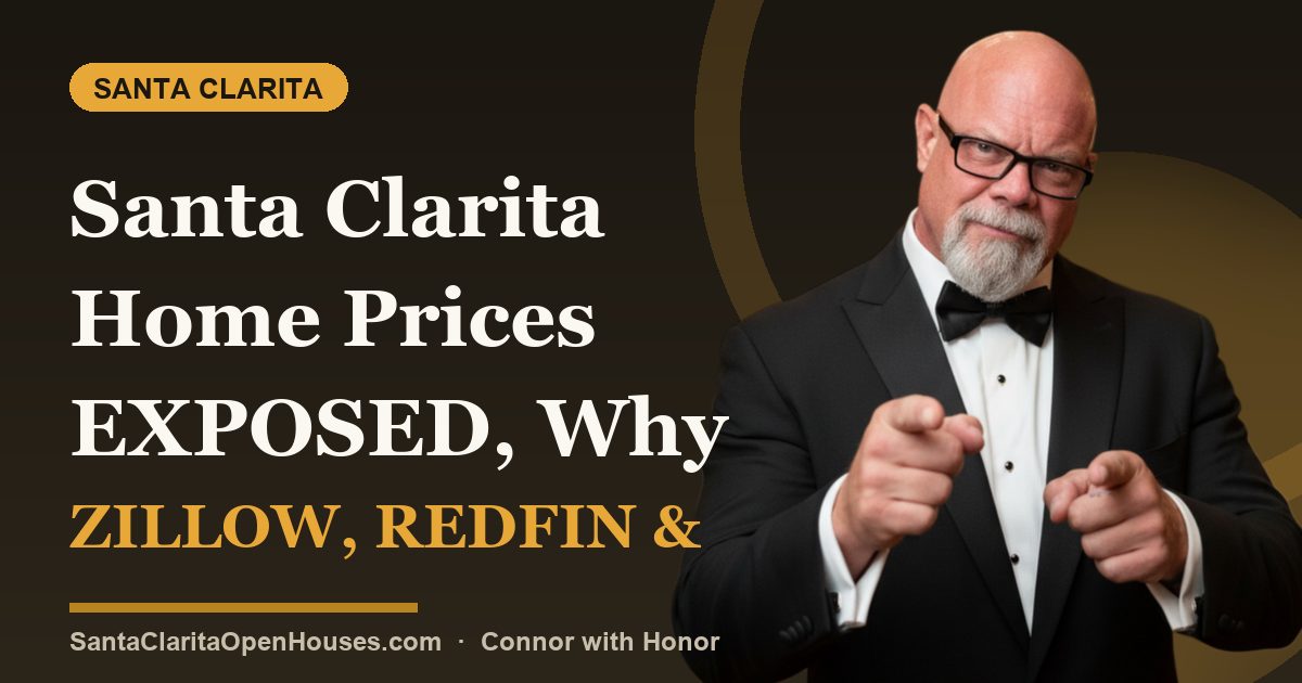 Santa Clarita Home Prices EXPOSED, Why Zillow, Redfin & Realtor.com Keep Getting