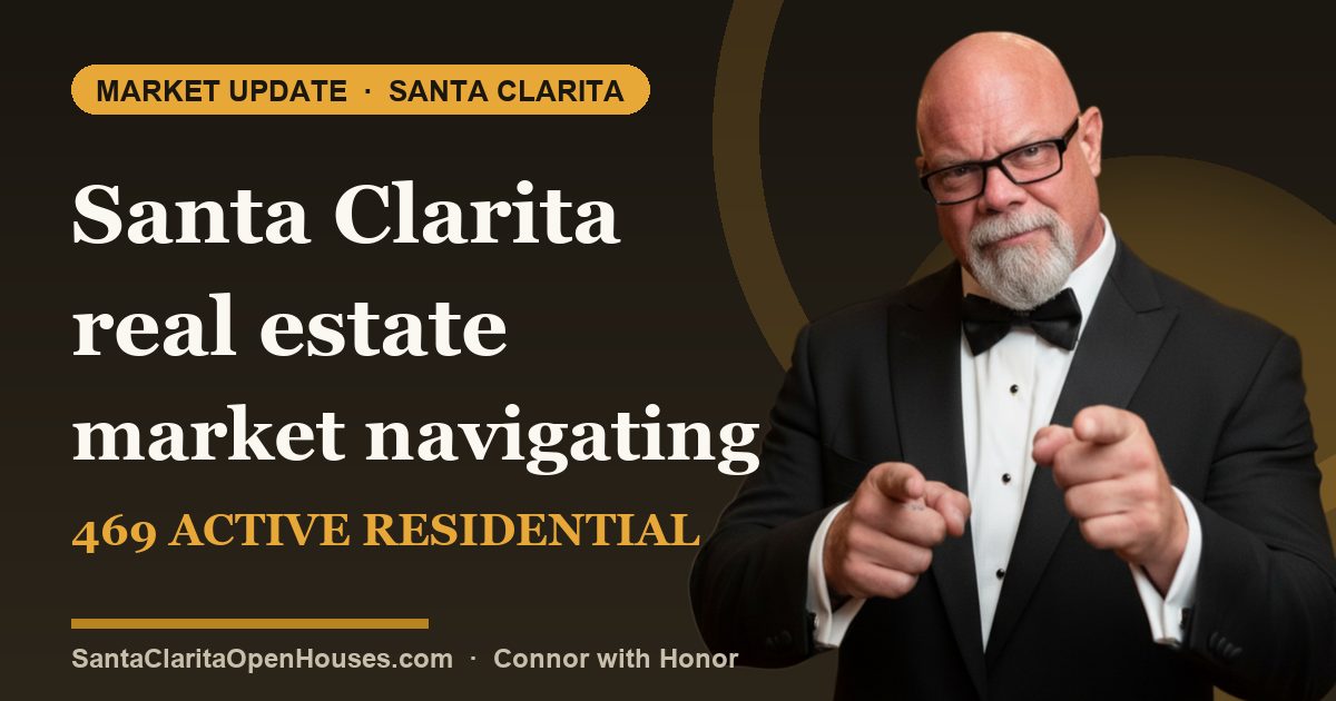 Santa Clarita real estate market navigating 469 active residential listings 2025