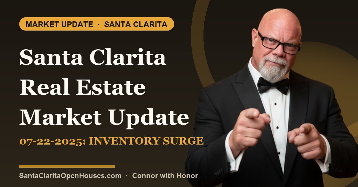 Santa Clarita Real Estate Market Update 07-22-2025: Inventory Surge and rates