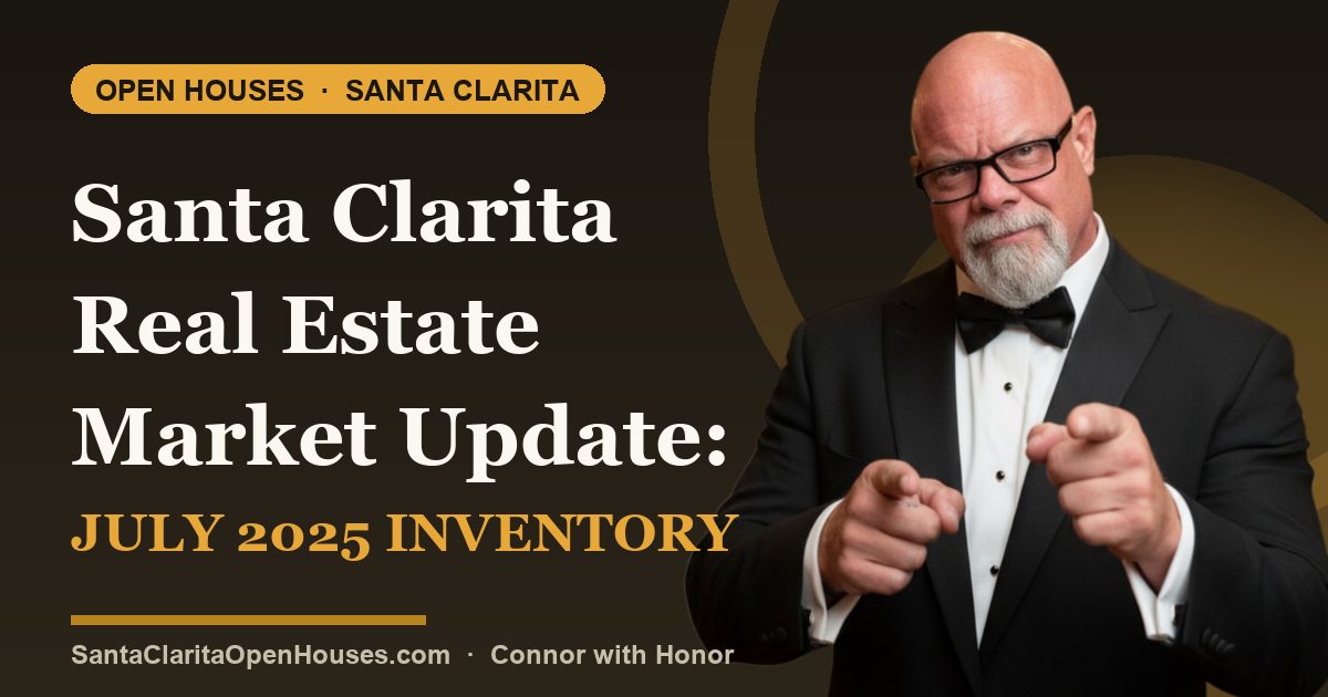 Santa Clarita Real Estate Market Update: July 2025 Inventory, Open Houses