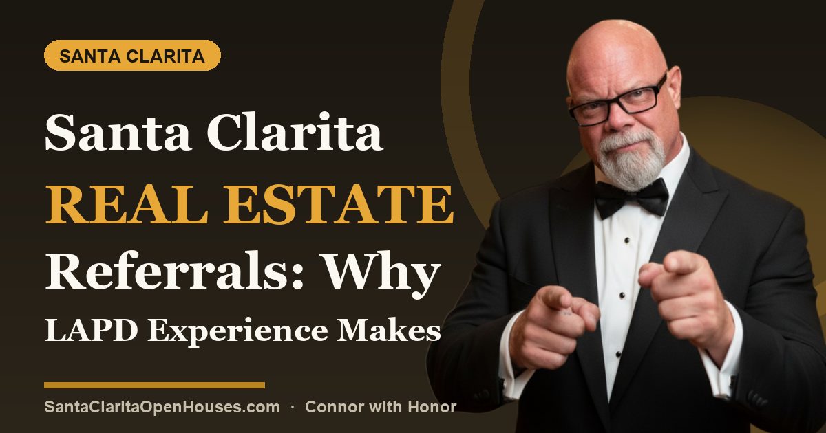 Santa Clarita Real Estate Referrals: Why LAPD Experience Makes the Difference