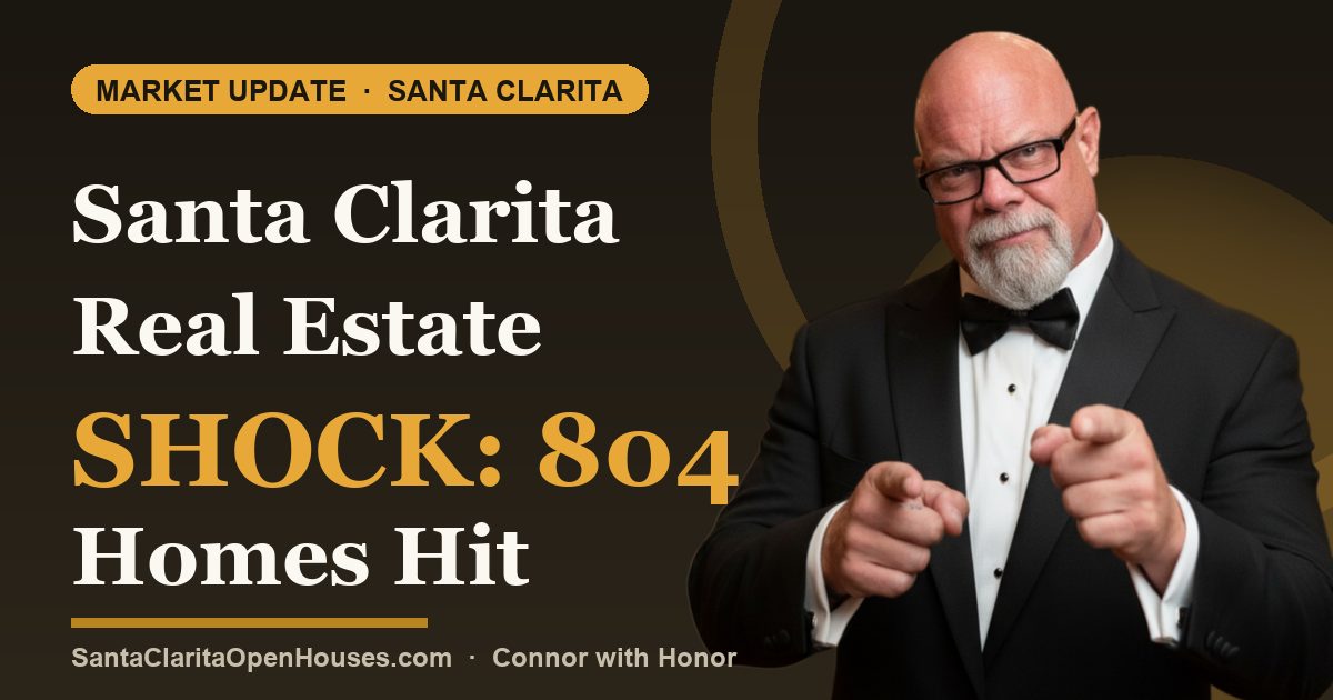 Santa Clarita Real Estate Shock: 804 Homes Hit the Market – Will You Miss Out?