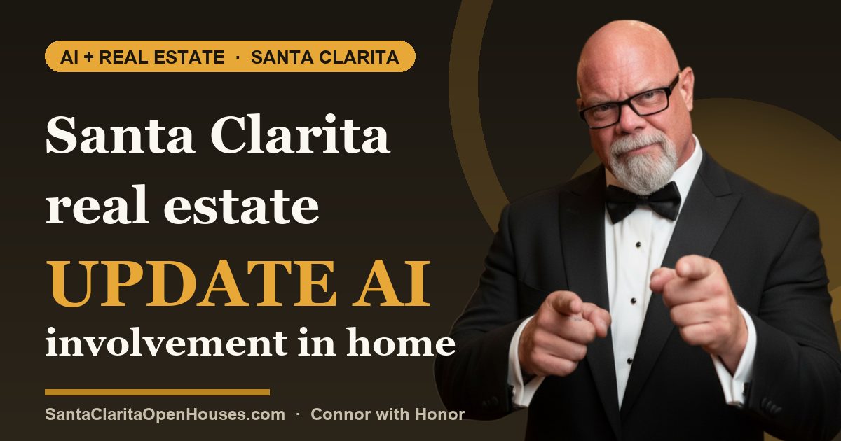Santa Clarita real estate update AI involvement in home search 680 actives today