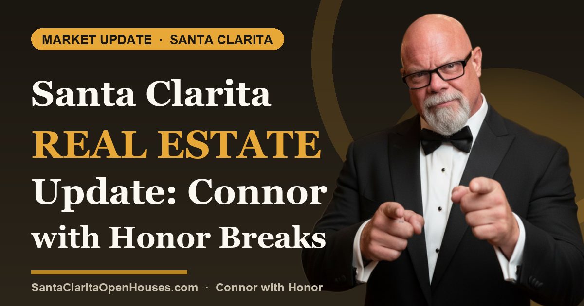 Santa Clarita Real Estate Update: Connor with Honor Breaks Down the Latest Marke