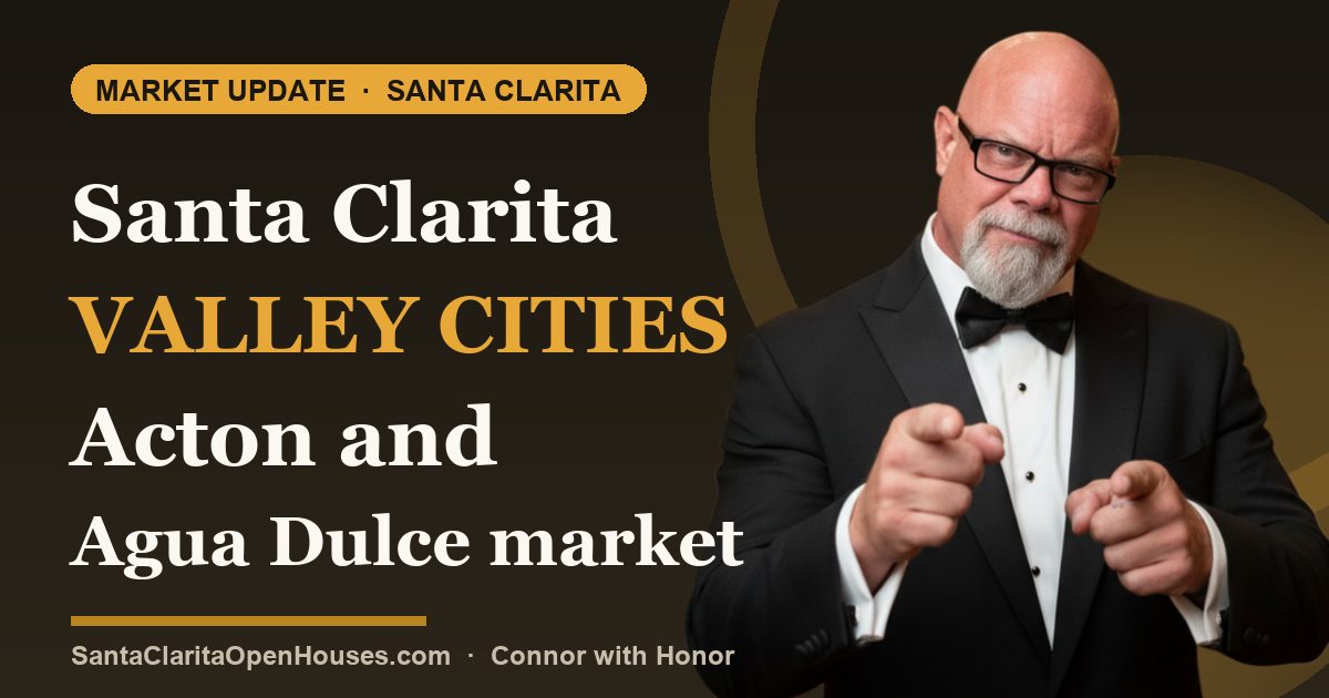 Santa Clarita Valley cities Acton and Agua Dulce market update Dec 1, 2024