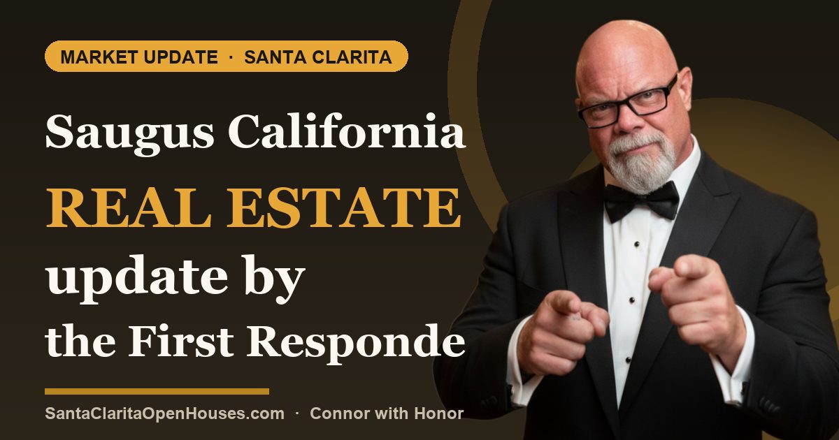 Saugus California real estate update by the First Responde Realtor 11202024