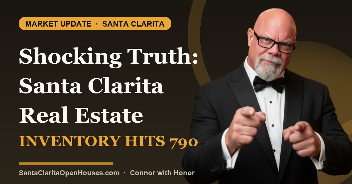 Shocking Truth: Santa Clarita Real Estate Inventory Hits 790 – Your Chance?