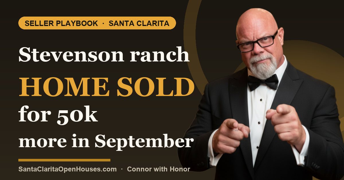 Stevenson ranch home sold for 50k more in September 2024 what sellers are giving