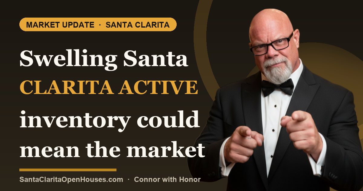Swelling Santa Clarita active inventory could mean the market is changing