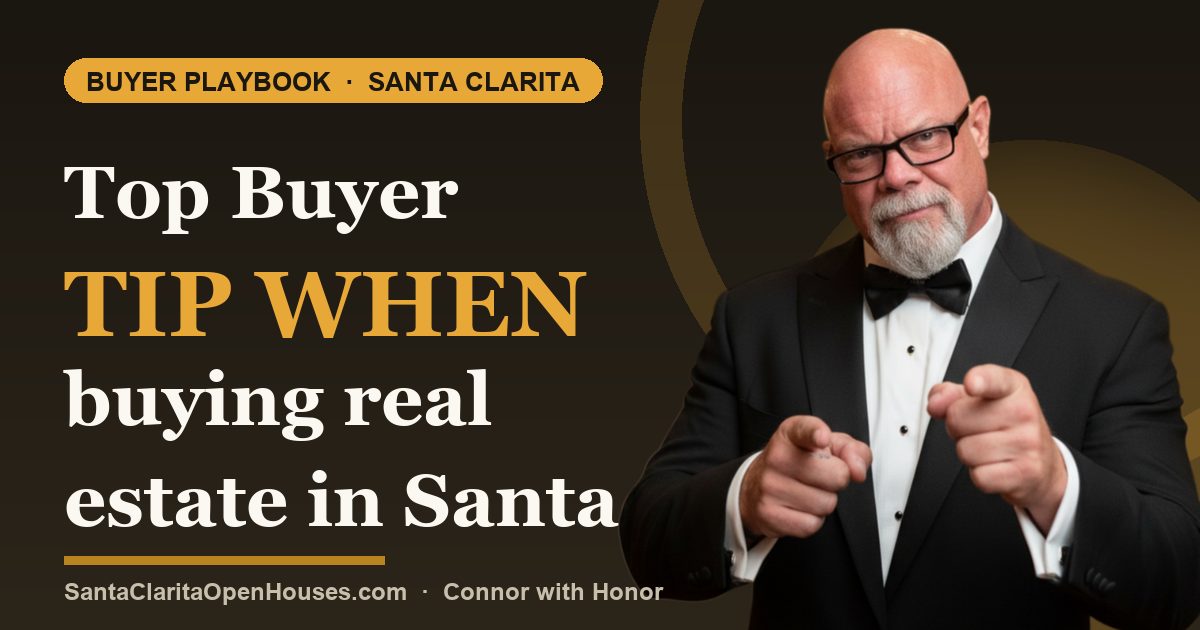 Top Buyer Tip when buying real estate in Santa Clarita Valley - Number One