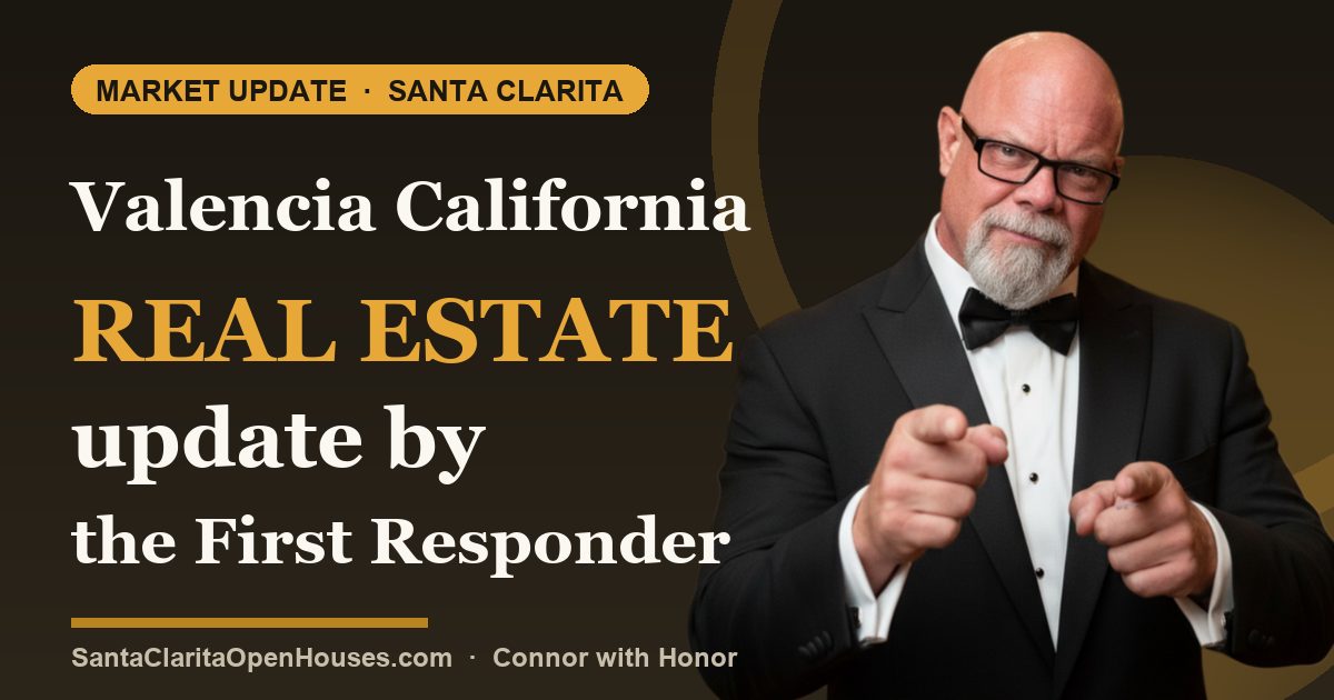 Valencia California real estate update by the First Responder Realtor 12022024