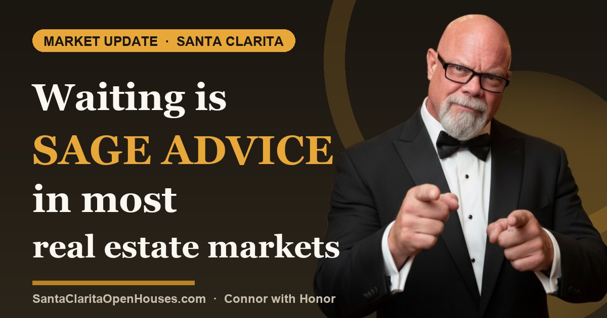Waiting is sage advice in most real estate markets, August 2025, maybe not