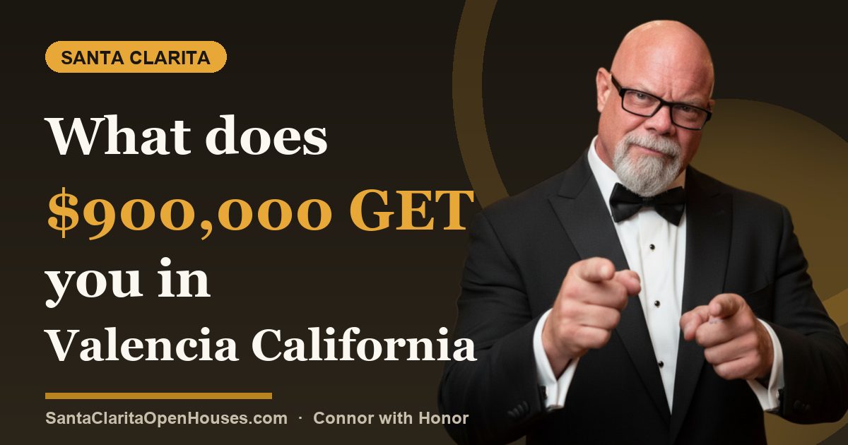 What does $900,000 get you in Valencia California?