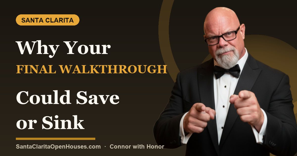 Why Your Final Walkthrough Could Save or Sink Your Santa Clarita Home Purchase