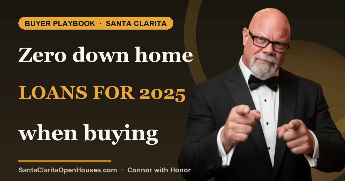 Zero down home loans for 2025 when buying in Santa Clarita Valley Rural and city